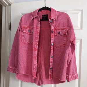 Pink Shacket NWT